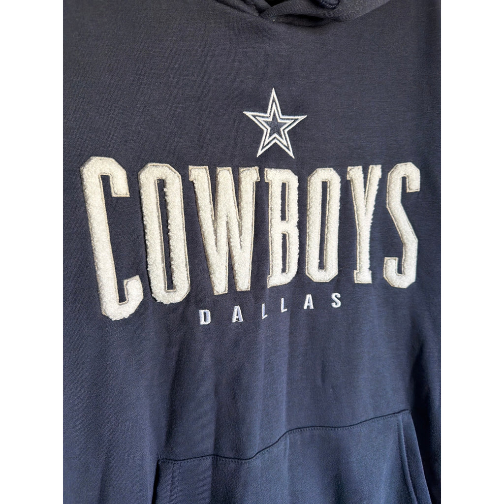 Dallas Cowboys NFL Hoodie Navy Pullover Oversized Streetwear XL