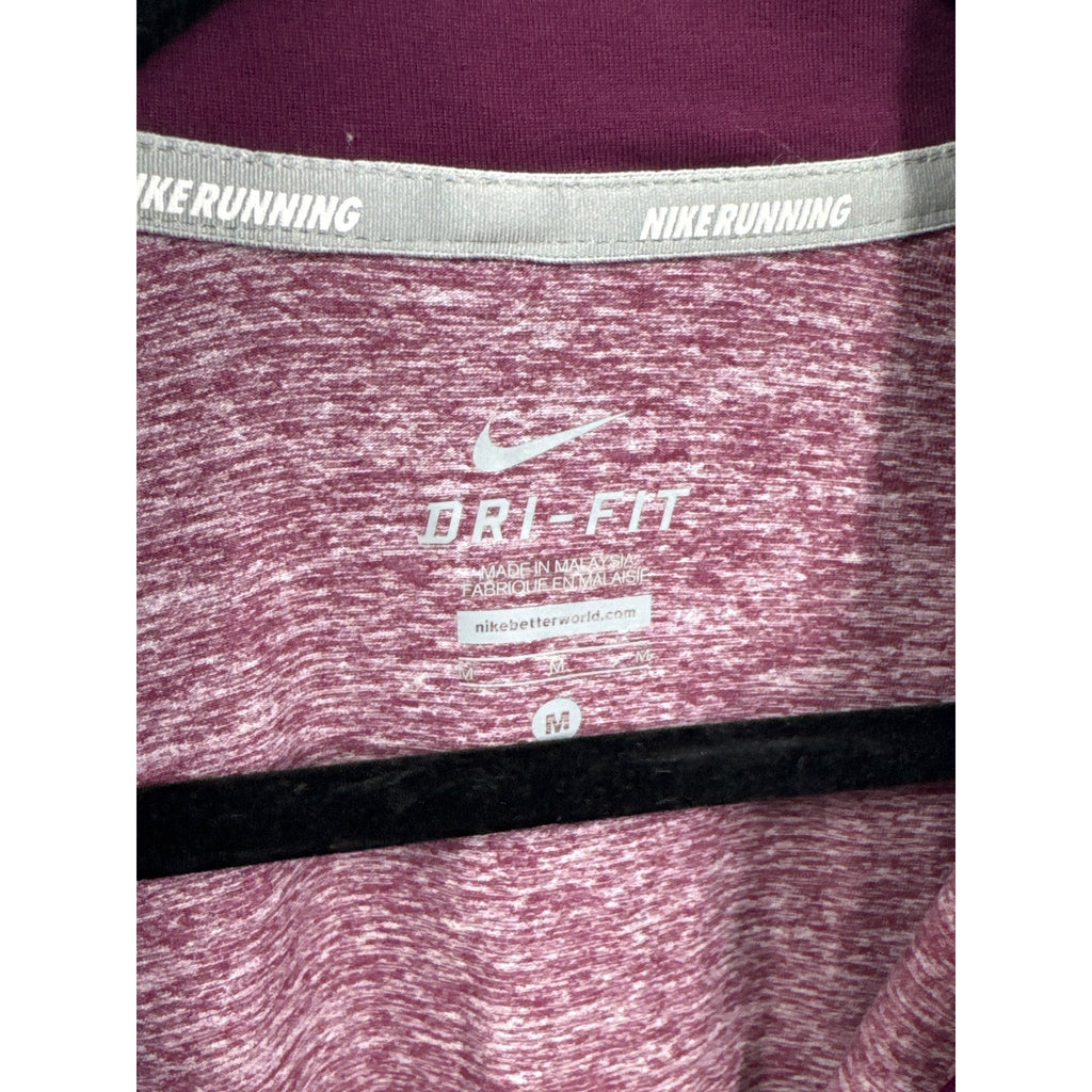 Nike Red Zip Up Thumb Hole Sweatshirt sz M