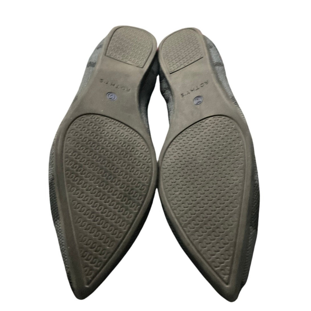 Rothy’s The Point Flats Camo Black Grey Knit Washable Shoes Women’s Size 8.5