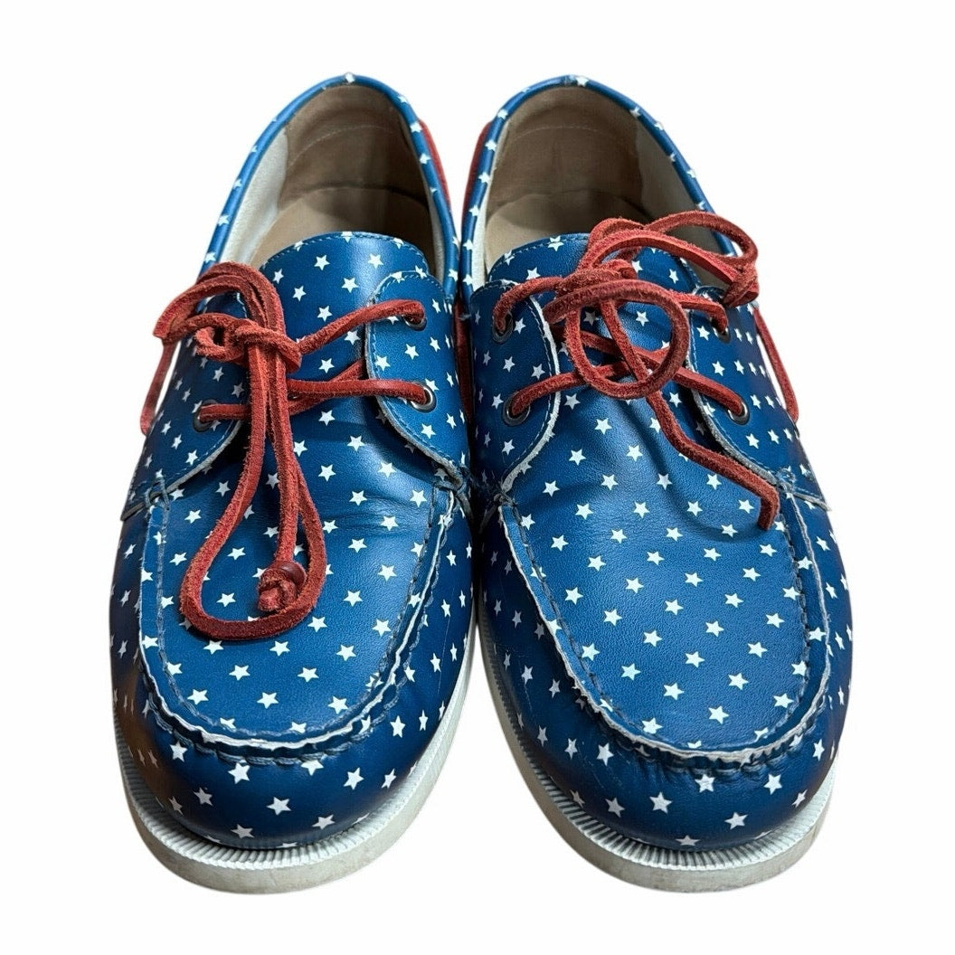 Froats Star Spangleds Boat Shoes 10.5 Americana Preppy