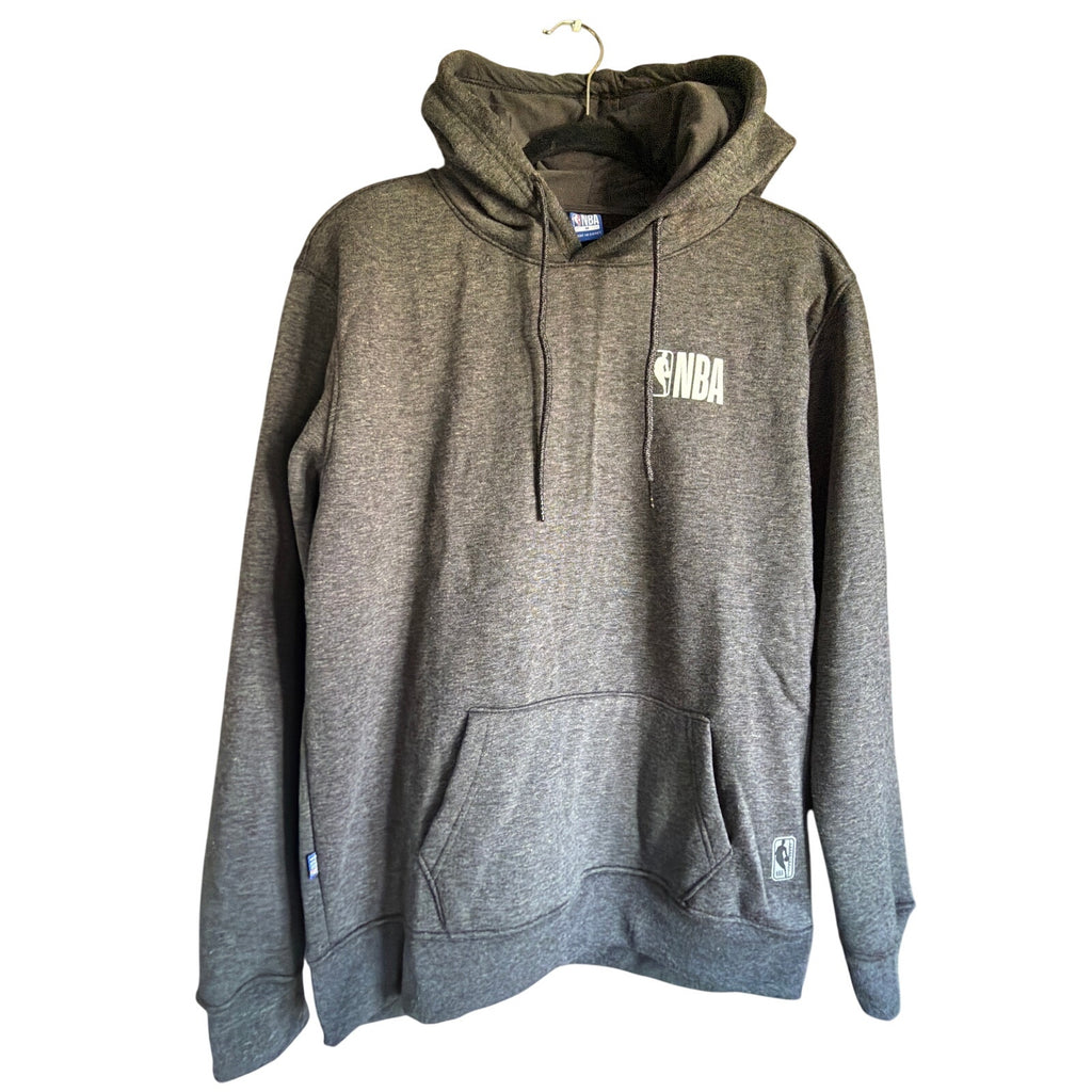 NBA National Basketball Association Hoodie Gray Graphic Medium NWT