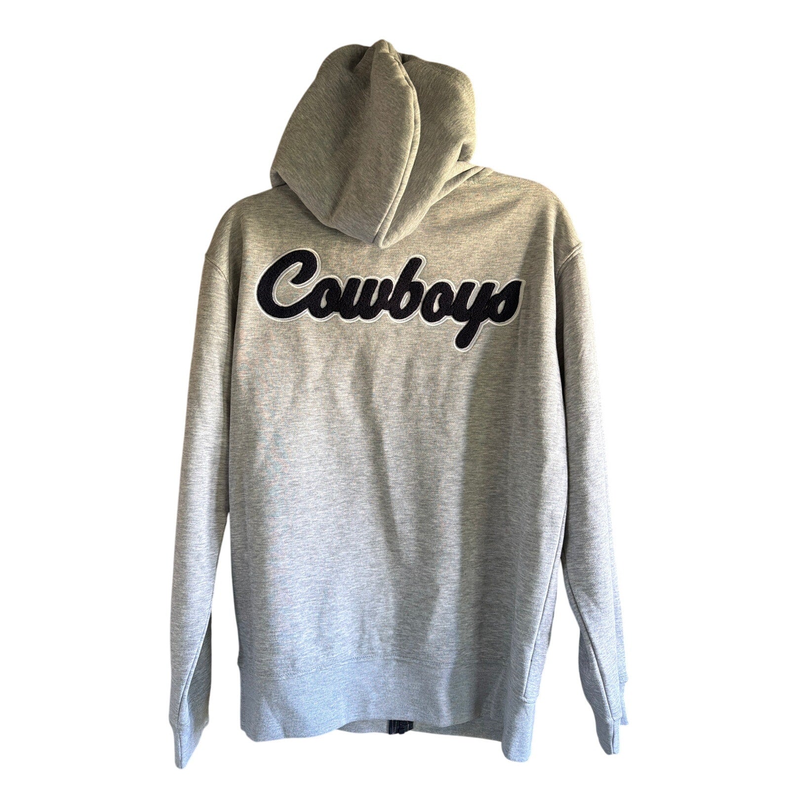 Dallas Cowboys NFL Zip Hoodie NWT Gray Football Team M