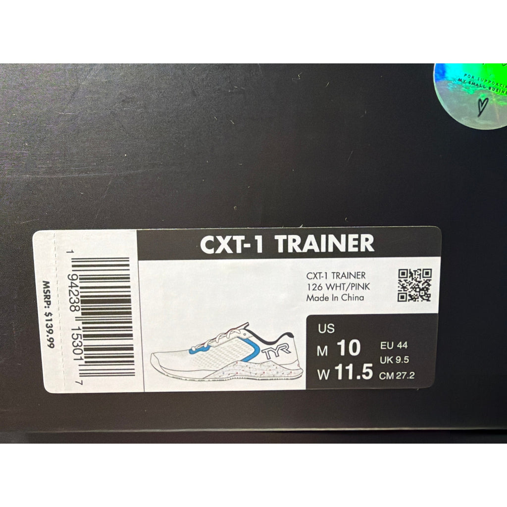 TYR CXT-1 Wodapalooza Limited Edition Trainer White Blue M10 W11.5 NIB