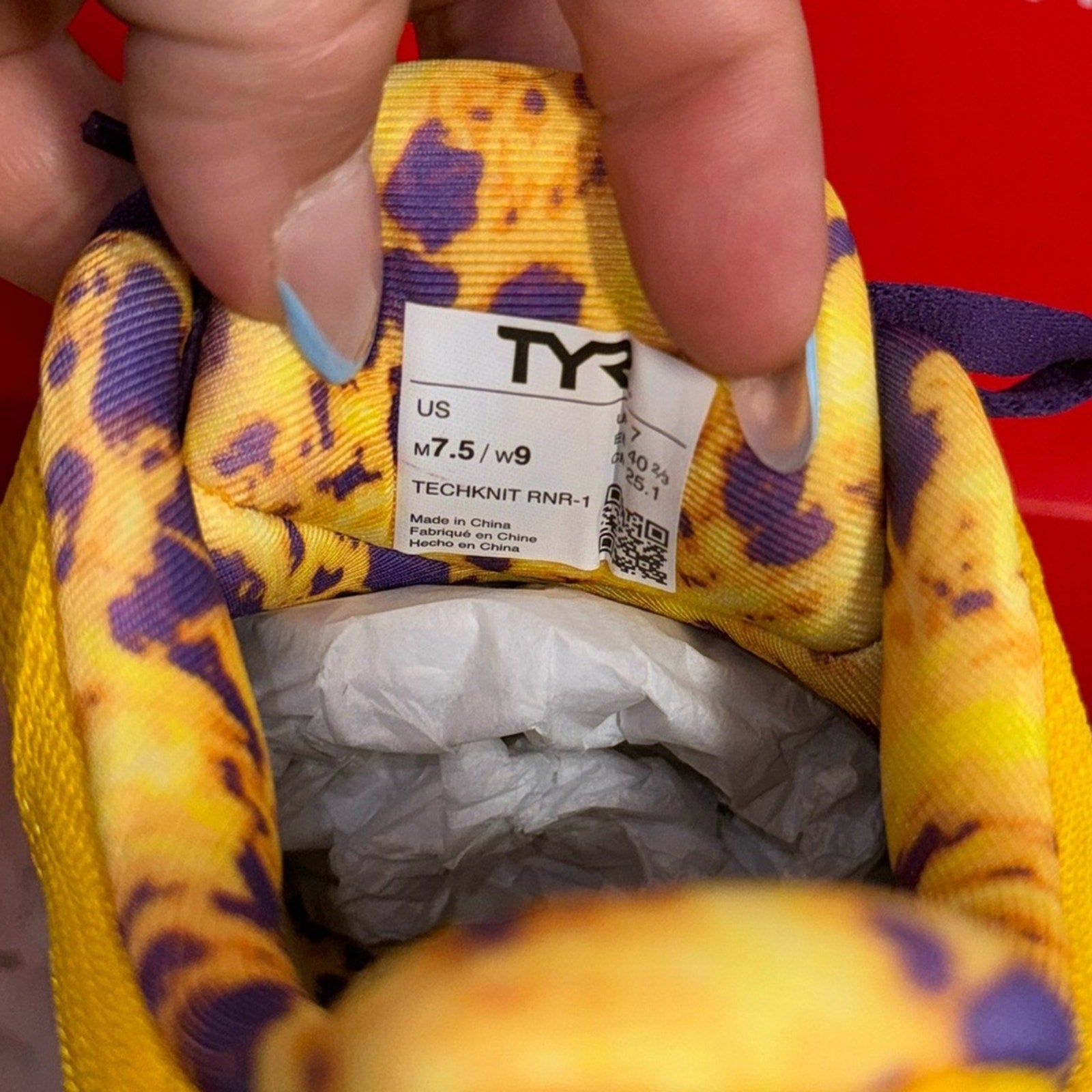 TYR TECHKNIT RNR-1 CROSSFIT RUNNING SHOES W 9