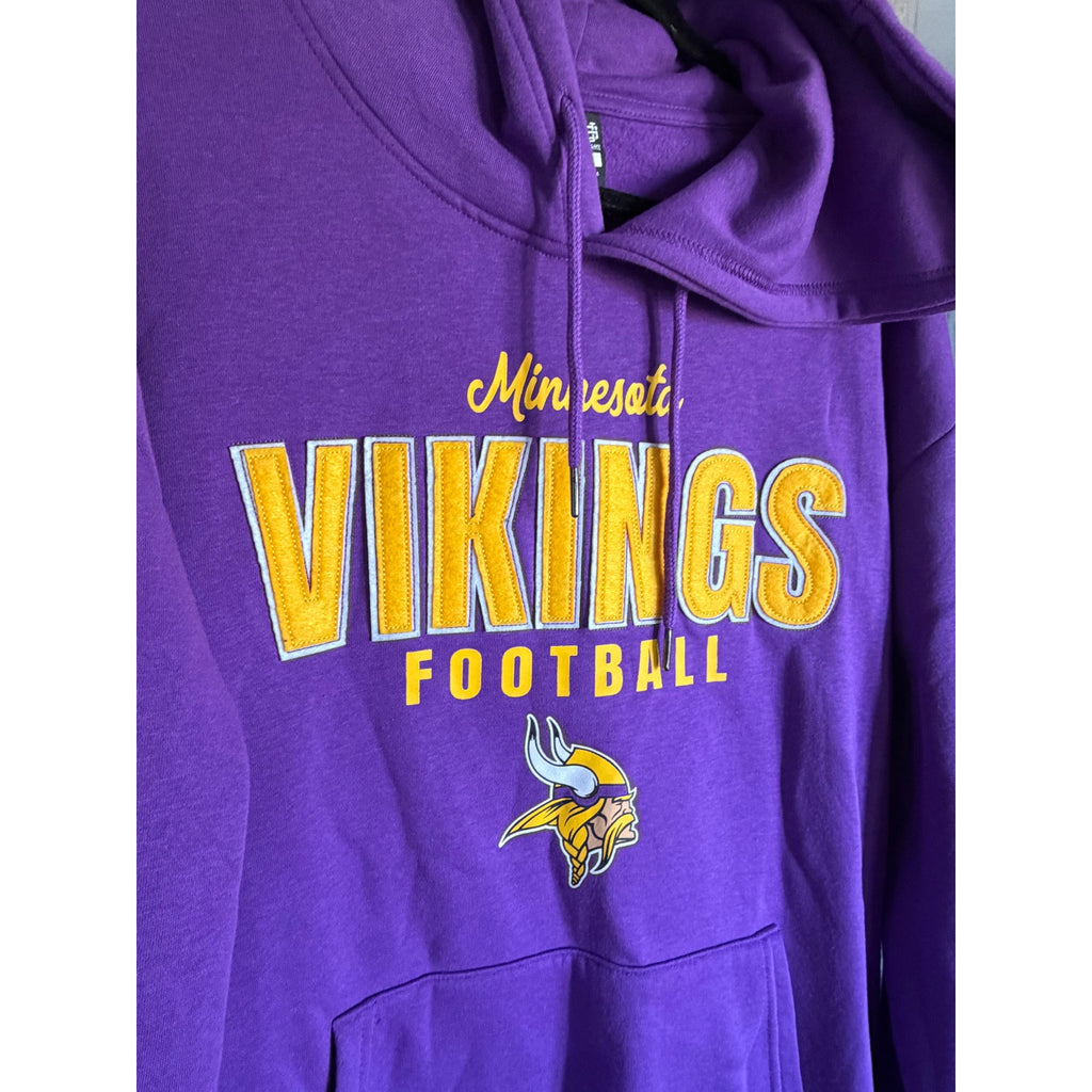 Minnesota Vikings NFL Hoodie Purple Graphic Football NWT XL