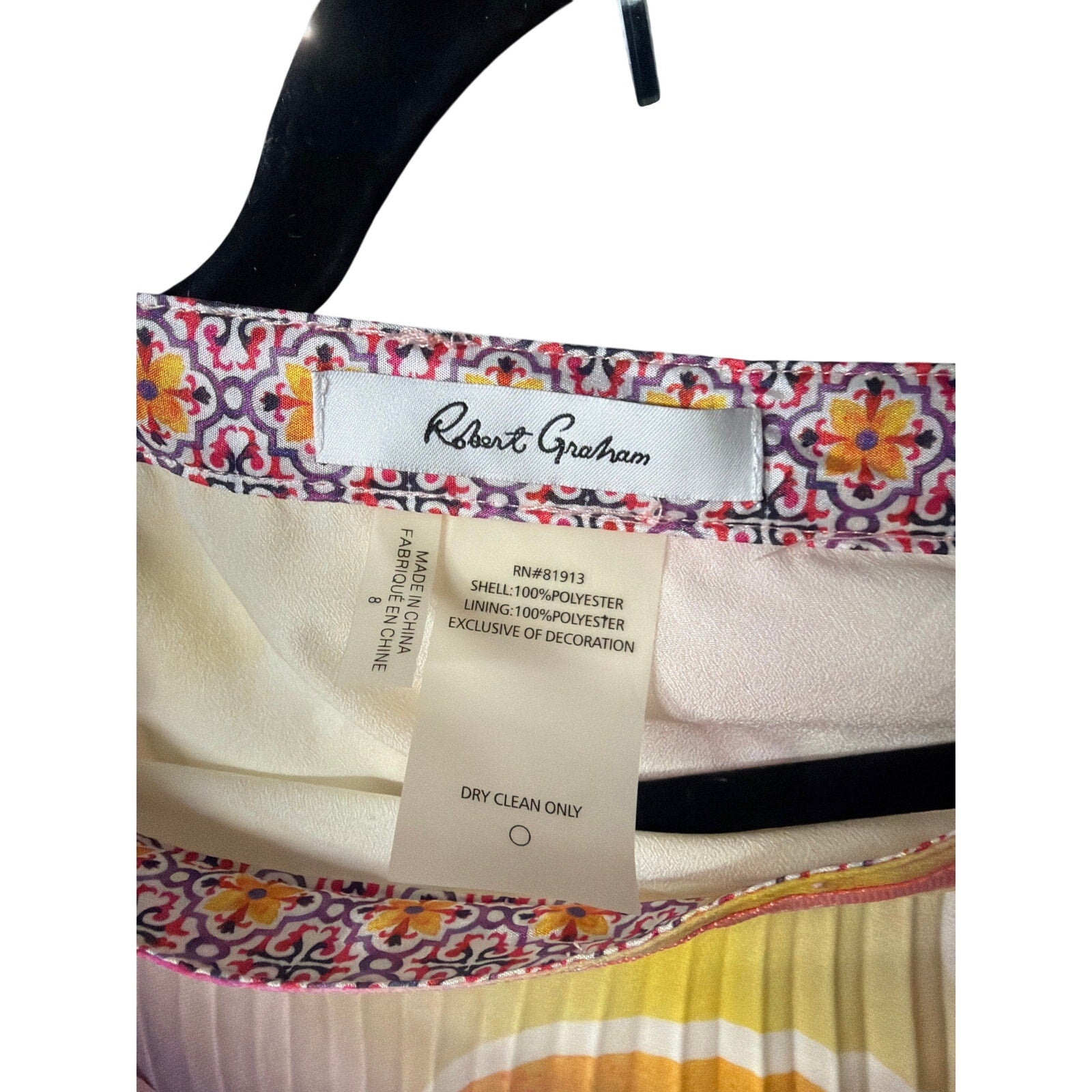Robert Graham Romantic Coastal Chic Midi Skirt Old Money Style