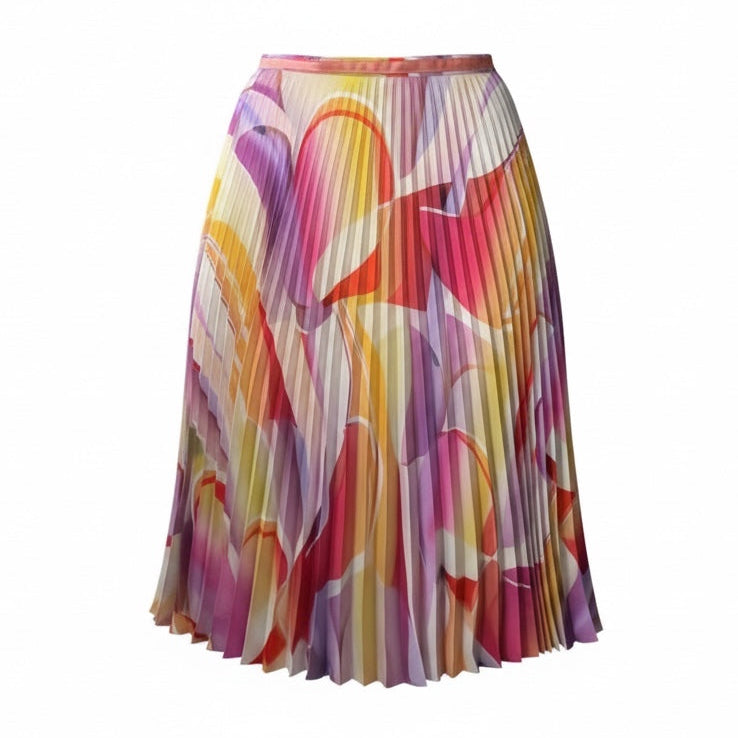 Robert Graham Romantic Coastal Chic Midi Skirt Old Money Style