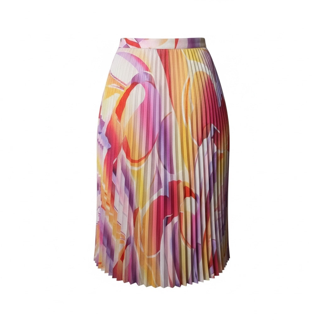 Robert Graham Romantic Coastal Chic Midi Skirt Old Money Style