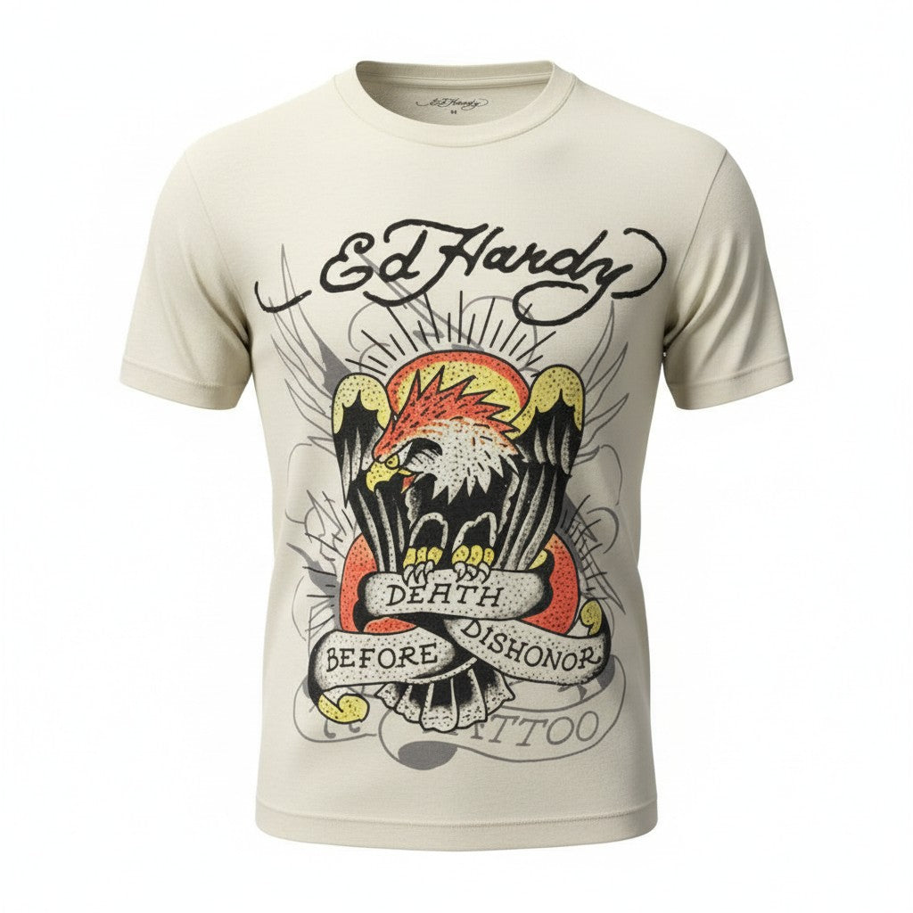 Ed Hardy Eagle Graphic Tee NWT Y2K Tattoo Streetwear Medium