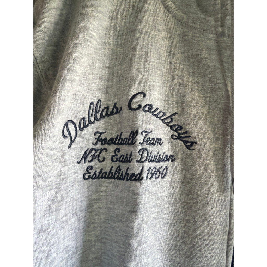 Dallas Cowboys NFL Zip Hoodie NWT Gray Football Team M