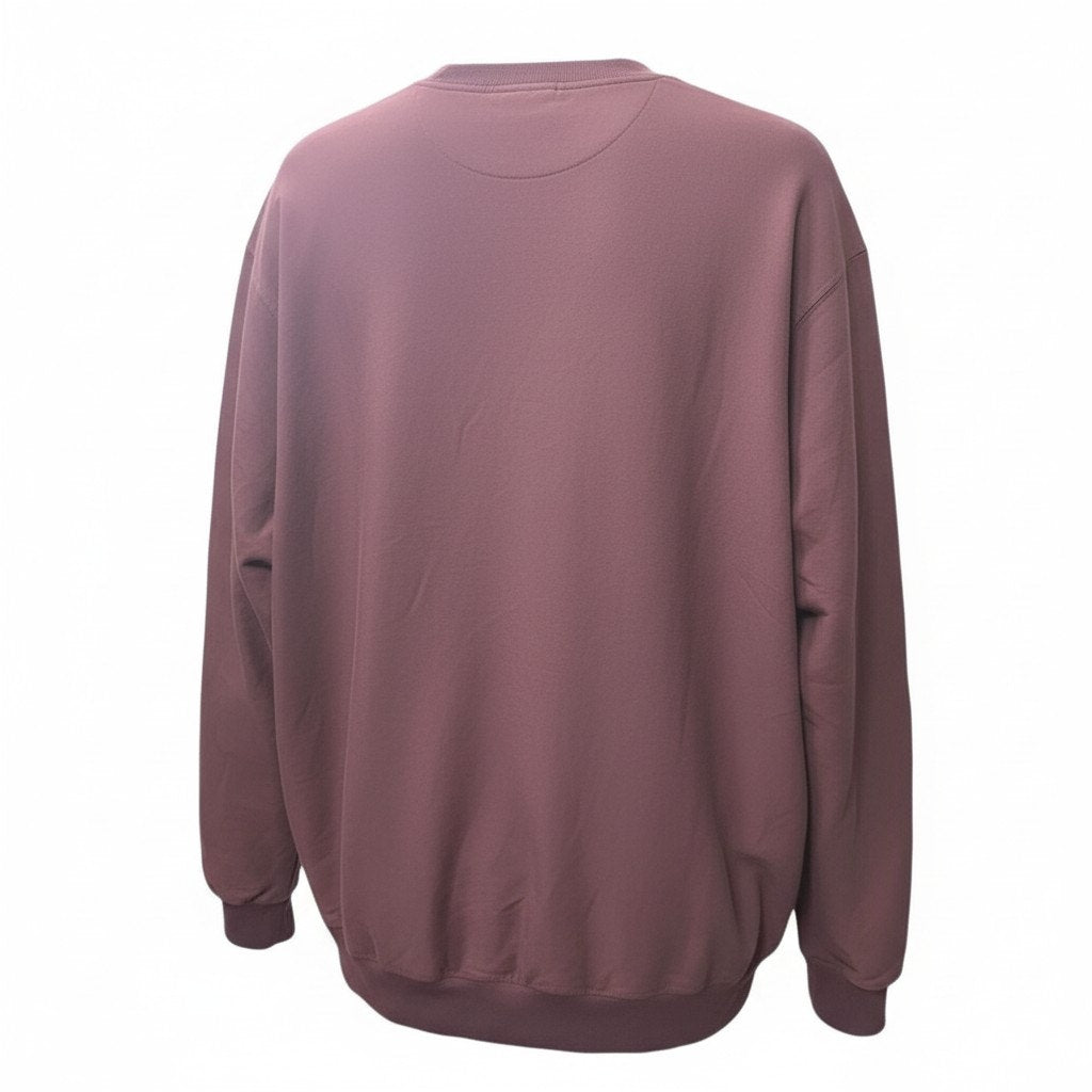 L.L. Bean Mens Mauve V Neck Pullover Sweatshirt Classic Outdoor Size XL