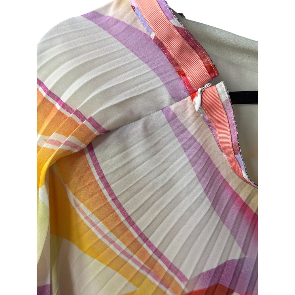 Robert Graham Romantic Coastal Chic Midi Skirt Old Money Style