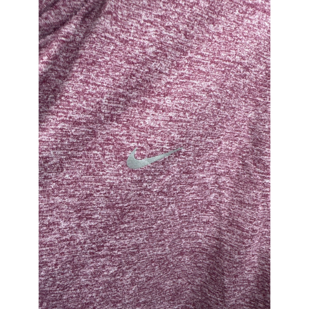 Nike Red Zip Up Thumb Hole Sweatshirt sz M