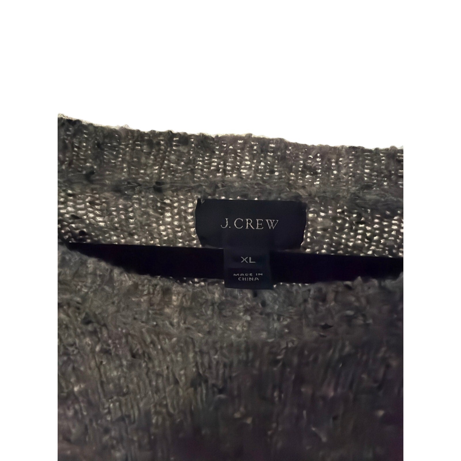 J.Crew XL Wool Blend Sweater Neutral Cozy Classic Old Money