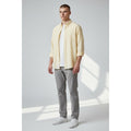 L.L.Bean XXL Yellow Stripe Button Down Preppy Coastal Classic