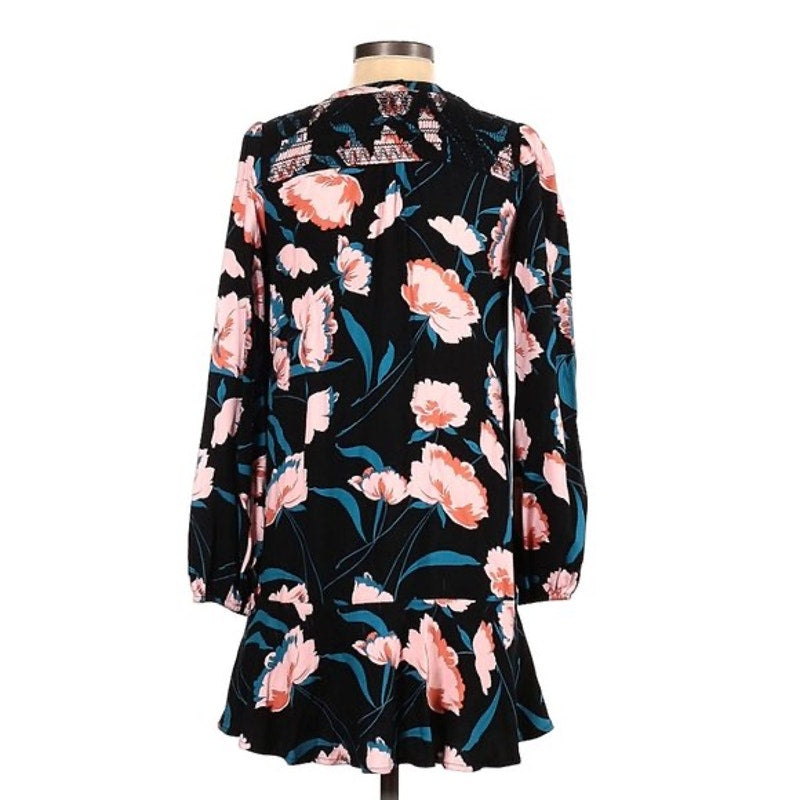 Just in 💫| Maeve by Anthropologie Women Ragonda Dress Floral Black Motif SZ 00
