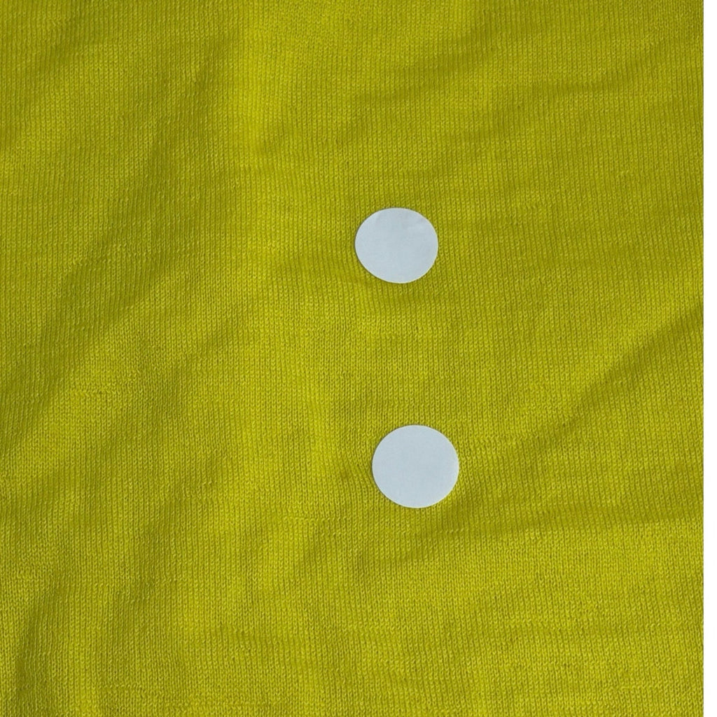 Escada Chartreuse Button Front Knit Cardigan Size L Made in Italy