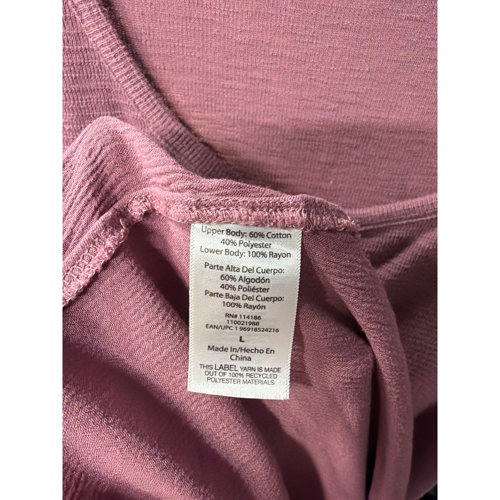 Frye Mauve Sleeveless Henley Midi Dress